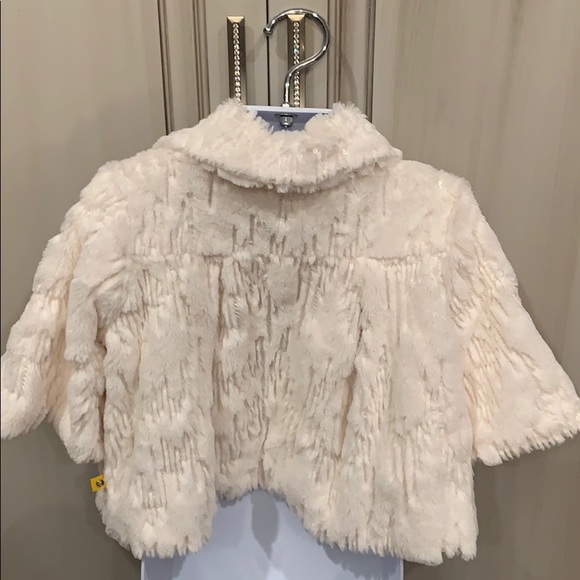 Peace of cake faux fur sequin jacket size 2/4 - Picture 4 of 8